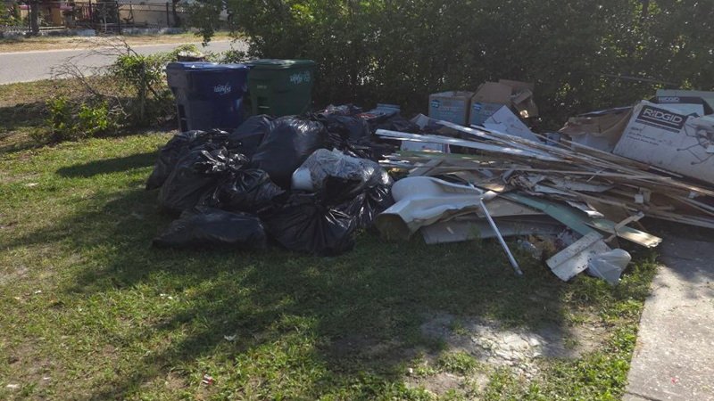 Construction Debris Removal in Tampa